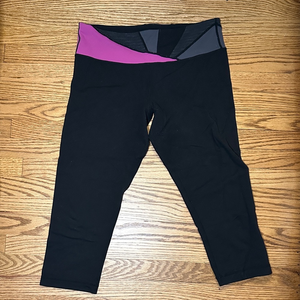 Lululemon Black and Pink Leggings